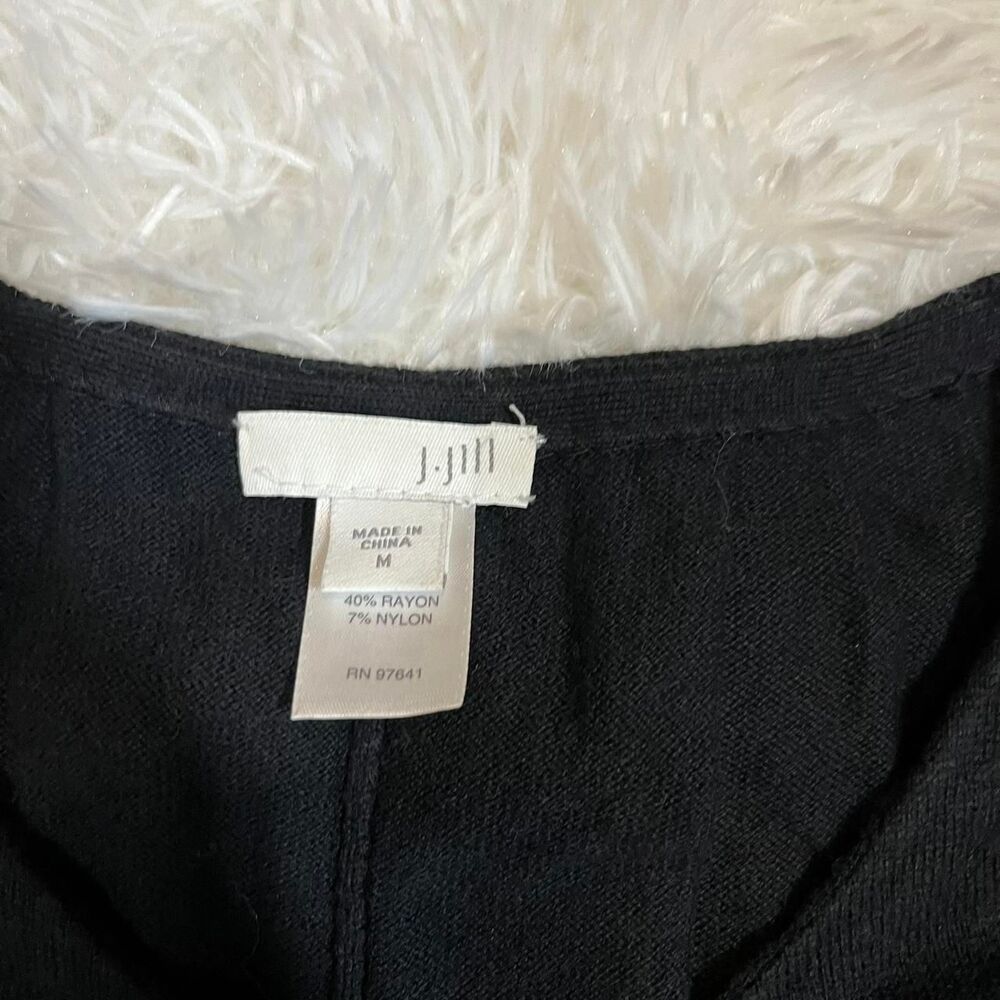 J-jill Women's‎ Black Cardigan Size M - Picture 2 of 5